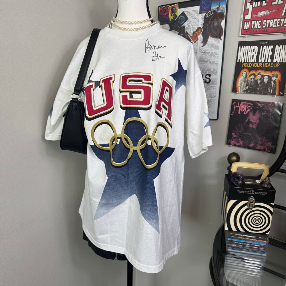 Champion Team USA 1996 Atlanta Olympics Signed T-Shirt